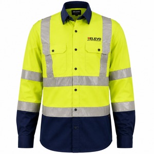 เสื้อโปโลนิรภัย SMASYS ANSI Class 1 ผ้าโพลีเอสเตอร์สะท้อนแสงสูง แขนยาว ปลายแขนแบบริบ ตัดสี แถบสะท้อนแสงที่อก - Product Image 6