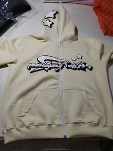 Sudadera con capucha para hombre, de color sólido, algodón, felpa francesa, corte regular, informal, para otoño, de algodón premium. - Product Image 6