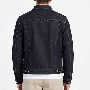 Nouvelle veste en jean décontractée à col rabattu style High Street 2025 – Tendance Streetwear Hip Hop pour l'hiver - Product Image 6