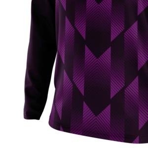 T-shirt de sport tendance, nouveau style, haute qualité, impression de logo personnalisé, manches longues, col rond, 100% coton, sublimation - Product Image 5