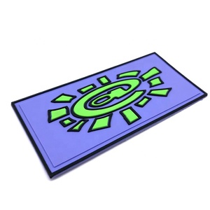 Custom Soft PVC Badge Heat Transfer Labels Rubber Logo Patches for Clothing Bag Hat <b>Shoes</b> Garment Decoration <b>Hook</b>-and-Loop - Product Image 5