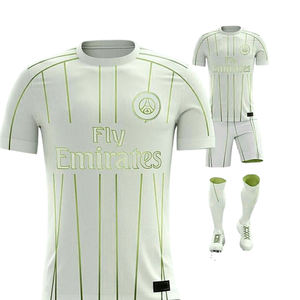 Tenue de football personnalisée toutes tailles, impression par sublimation, maillots et shorts, doux, respirant, séchage rapide, équipement ajusté - Product Image 2