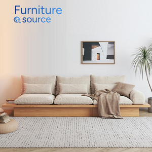 Compact & Durable Solid <b>Wood</b> Ready Made Sofa - <b>High</b> Quality Sofa with Multifunctional <b>Sleeper</b> OEM Vietnam Furniture Supply - Product Image 2