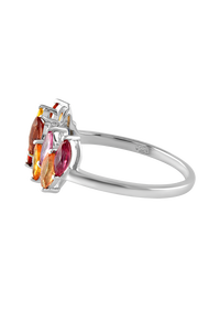 Anillo de Zafiros Múltiples en Plata de Ley 92.5 KLSR-11298 - Product Image 4