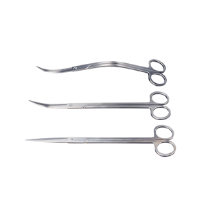 Ciseaux d'aquarium à surface miroir au meilleur prix, ciseaux ondulés en acier inoxydable pour aquarium, approuvés CE ISO par Surgiright Instrument - Product Image 1