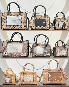 Bolsa de Viaje Grande de Cuero Repujado a Mano, Lista para Enviar, Precio al por Mayor, para Mujer, Bolsa de Cuero Vacuno, Bolsa de Viaje Tipo Duffel, Bolsa Cruzada de Diseñador - Product Image 5