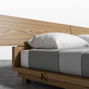 Cama de madera industrial duradera de diseño moderno al mejor precio sostenible con armarios debajo de la cama camas de madera - Product Image 4