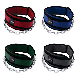 Adjustable Cowhide Bodyweight Training Gym Dipping <b>Belt</b> Chain Pull-Up Non-Slip Breathable Multiple Colors <b>Red</b>/Blue/Green/Grey - Product Image 6
