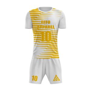 Custom New Men's Jersey Football Soccer Uniforms 100% Polyester Quick Dry Breathable Hot Selling <b>Cheap</b> Latest Design - Product Image 2