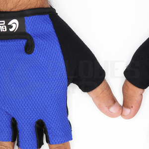 Gants de musculation demi-doigts bleus pour femmes, confortables et antidérapants, pour la gym et le fitness, collection 2026 – Offre spéciale - Product Image 6