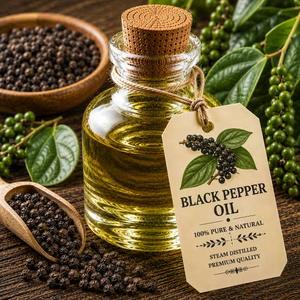 Huile essentielle de poivre noir pur, distillée à la vapeur, Piper Nigrum, aromathérapie pour tous types de peau - Product Image 2