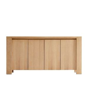 ตู้ข้างเตียงสไตล์โมเดิร์น Aston 4 บาน ผลิตจากไม้สักแท้คุณภาพดี เคลือบสีธรรมชาติ สำหรับใช้ในห้องนั่งเล่นภายในบ้าน - Product Image 2