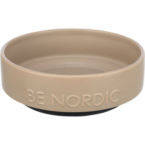 Gamelle en céramique Be Nordic 0,5 L taupe pour animaux de compagnie - Product Image 1
