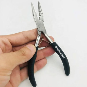 Nano <b>Beads</b> Pliers with Teeth Strong Grip Eco-Friendly Stainless Steel Foam Grip on Handle Custom Logo Hair <b>Extension</b> Pliers - Product Image 1