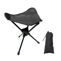 Personnalisable en usine 360 °   Chaise de camping pivotante légère, portable et pliable, tabouret rotatif pour la pêche et le croquis, approvisionnement en gros transfrontalier