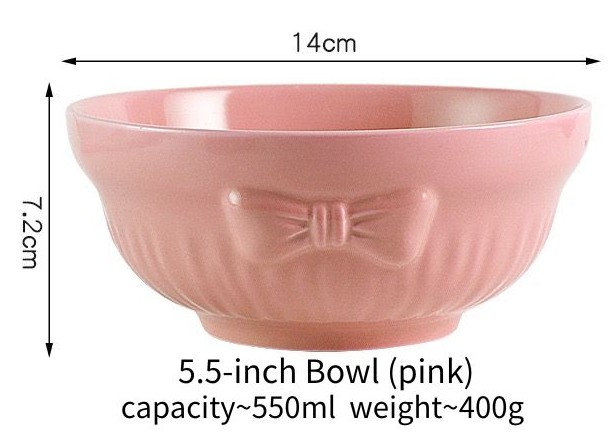 Tazón de 5.5" (rosa)