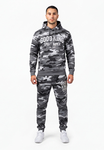 Conjunto Deportivo de Camuflaje para Hombre GOOD KING, Sudadera con Capucha, Pantalones Jogger, Manga Larga, Ropa Deportiva Informal para Otoño - Product Image 2