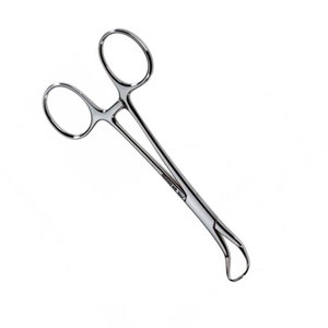 Pince à serviettes Backhaus en acier inoxydable de haute qualité, forceps chirurgical manuel avec conception droite et incurvée - Product Image 3