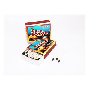 Safety Durable Wax <b>Match</b> <b>Box</b> Splints 43x30x10mm Standard Wax Coated Wooden Matchsticks Smooth Ignition Household Printing White - Product Image 3