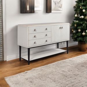 Aparador Vanilla con Base de Metal, Elegante Pieza de Mueble - Product Image 2