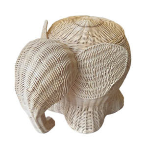 Cesta de Almacenamiento de Juguetes para Niños de Mimbre con Forma de Elefante, Muebles para Dormitorio, Caja de Organización para el Hogar, Venta al por Mayor - Product Image 2