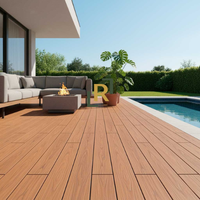 Planches de terrasse en WPC |   Revêtement de sol extérieur en composite bois-plastique