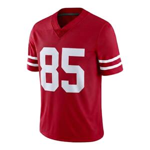 เสื้ออเมริกันฟุตบอลชาย ผ้าโพลีเอสเตอร์น้ำหนักเบา ระบายอากาศได้ดี ชุดกีฬา สีแดง - Product Image 1