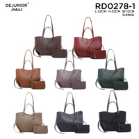 QAZA Sacs à Main Femme 2026 Nouvelle Collection Luxe Grande Capacité Cuir PU Doublure Épaisse Sac Fourre-Tout 2-en-1 pour Dames