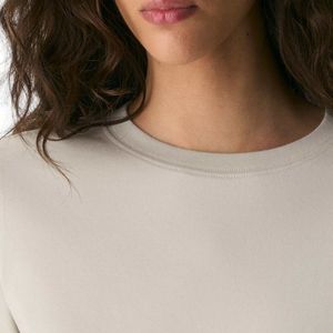 Casual T Shirts Women Slim Fit Tees Short Sleeve Summer Ladies Basic Solid Top OEM ODM Manufacturer Custom Wholesale Bulk - Product Image 2