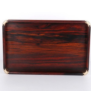 Plateau de service en bois massif de luxe, idéal pour le thé, le café et les aliments – Nouveauté très prisée - Product Image 4