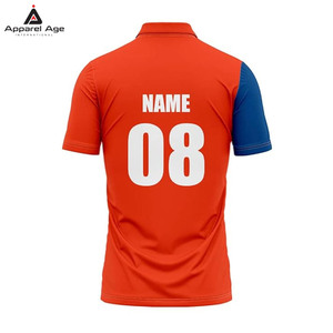 Pakistaanse custom cricket shirts met teamdesign, sublimatieprint, korte mouwen, online te koop. - Product Image 3