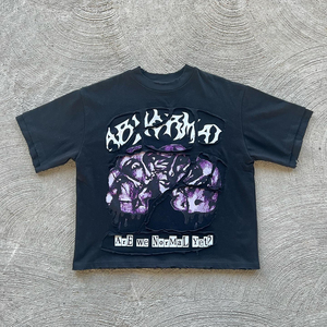 Camisetas de Hombre al por Mayor de Alta Calidad 100% Algodón, Nuevo Estilo Oversize Unisex, Impresión DTG Totalmente Personalizada - Product Image 5
