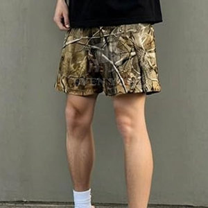Pantalones Cortos Casuales con Logotipo Personalizado, Estilo Selva, para Hombre, Moda Urbana, Cómodos para Actividades al Aire Libre - Product Image 4