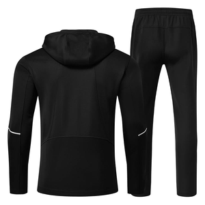 Chándal Deportivo Personalizado de Moda para Hombre |   Conjunto de Entrenamiento de 2 Piezas de Algodón con Logotipo Termotransferible - Product Image 2