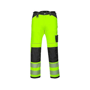 Chemises de travail de sécurité pour hommes en microfibre softshell imperméables, respirantes, anti-acide et réfléchissantes haute visibilité - Product Image 4