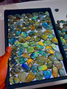 Super Quality Natural Labradorite Carving Cabochon Loose Gemstone Available Mix Shape and Size Gemstone for Use Jewelry Making - Product Image 2