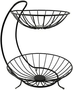 Nuevo Soporte de 2 Niveles para Frutas, Cesta de Frutas de Alambre Metálico, Organizador de Frutas para Encimera de Cocina, Tamaño y Forma Personalizables - Product Image 5