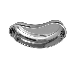 Bandeja renal manual de acero inoxidable de 12 pulgadas, cuenco quirúrgico para vómitos con borde redondo, autoclavable, reutilizable, recipiente médico, OEM ODM - Product Image 4