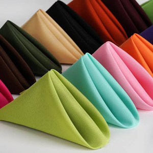 Serviettes de table en tissu de lin 100% coton, qualité supérieure, dernier design, vente en gros, couleur personnalisée, taille 27x27 pouces, style classique, uni - Product Image 6