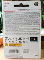 Carte mémoire Extreme de 256 Go, 190 Mo/s, V30 UHS-I, pour l'enregistrement vidéo 4K UHD