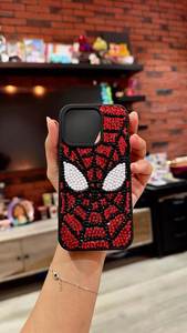 Funda de Teléfono Plegable con Diseño de Corazón de Conejito, Hecha a Mano, con Láminas de Plata y Oro, Cuentas Coloridas y Correa de Mano para Samsung ZFold5 ZFlip6 - Product Image 3