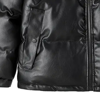 Veste matelassée unisexe personnalisée en toile épaisse pour l'hiver, imperméable, coupe-vent, avec fermeture éclair sur le devant et poches isolées