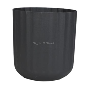 Gray Color Iron Powder Coated Durable Multi-Purpose Modern Classic Floor & Indoor Outdoor Planter Drainage - Product Image 2