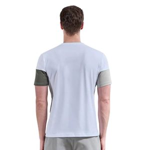 Custom Color Block T <b>Shirt</b> Men Casual Short Sleeve Crew Neck Cotton Streetwear Fashion Blank Wholesale Manufacturer - Product Image 2