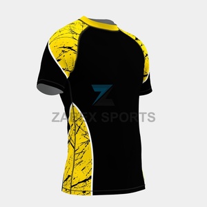 Camiseta Deportiva de Compresión Elástica para Hombre, Pro Fit, para Entrenamiento, MMA, con Logotipo Frontal, Spandex/Poliéster, de Alto Rendimiento - Product Image 3