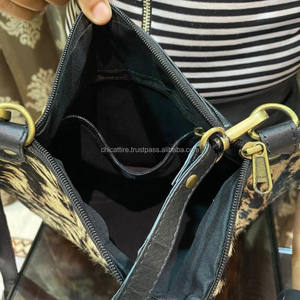 กระเป๋าถือสะพายไหล่สำหรับผู้หญิงกระเป๋าหนังวัวแท้ทำด้วยมือสไตล์ตะวันตกใหม่ - Product Image 6