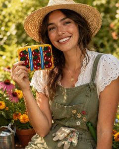 Colorful Seed Beads Embroidery Cotton Coin Purse Girls Designer Beaded <b>Pouch</b> Premium Handcrafted Finish Unique Handmade - Product Image 1