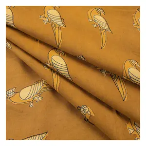 Роскошная Оптовая коллекция из мягкой хлопковой ткани с принтом птицы Dabu для одежды и домашнего декора