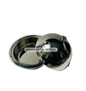 Mesa de comedor de diseño vintage, Plato decorativo para frotar, contenedor de comida para fiestas, plato para frotar de acero inoxidable de primera calidad - Product Image 1