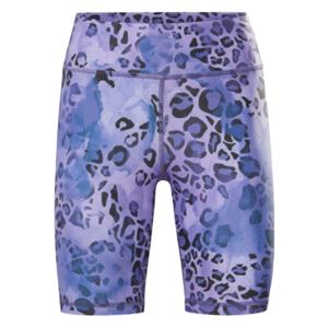 Shorts de Cintura Alta con Estampado de Leopardo para Mujer, Shorts Deportivos Elásticos para Yoga y Ciclismo - Product Image 1